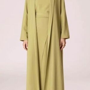 Veiled Collection - Noor Textured 3 piece Abaya Set